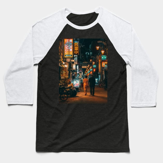 Walk With Me In Osaka Baseball T-Shirt by HimanshiShah